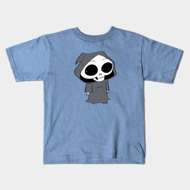 Baby Reaper Kids T-Shirt by Spilled Ink